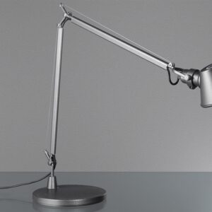 Tolomeo Midi bordlampe LED, grå med bordfod (2700K)